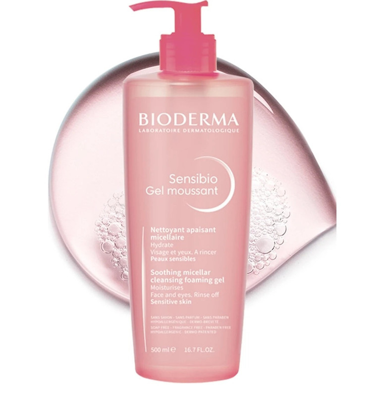 BIODERMA SENSIBIO GEL MOUSSANT 500 ML | Rosh Medical Company